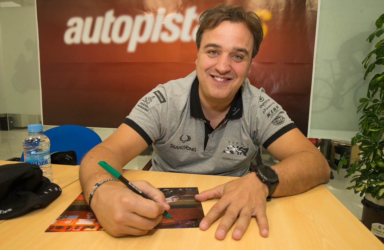 Entrevistamos a Óscar Fuertes, piloto de SsangYong en el Dakar 2018