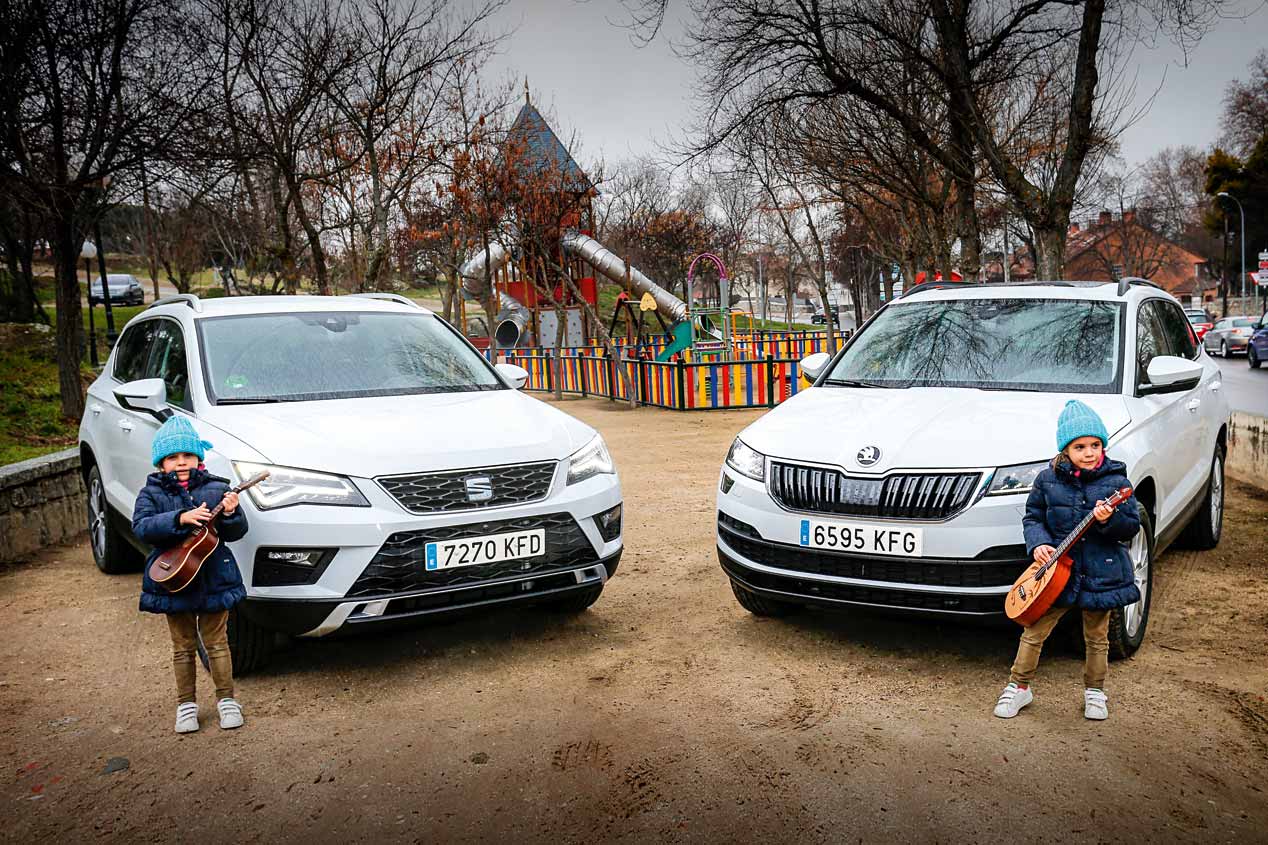 Duelo SUV: Seat Ateca 1.0 TSi vs Skoda Karoq 1.0 TSi