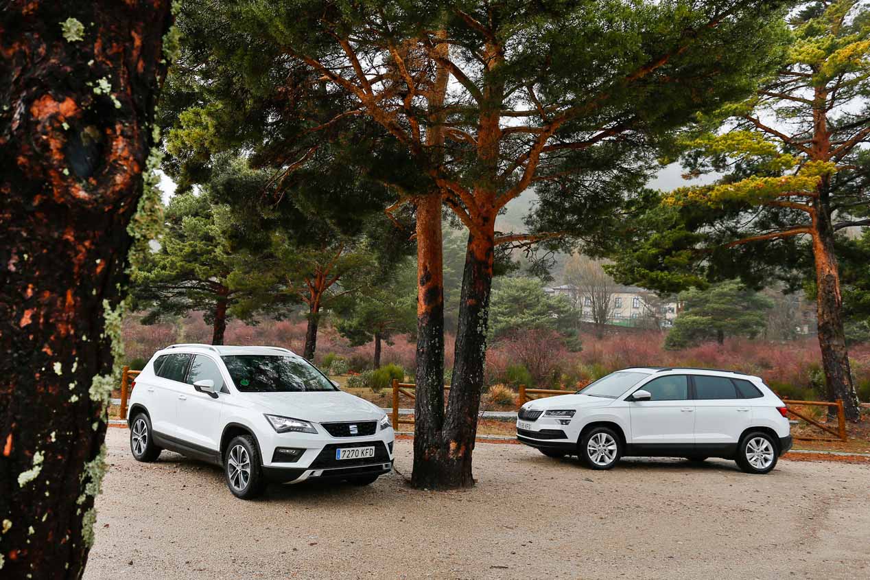 Duelo SUV: Seat Ateca 1.0 TSi vs Skoda Karoq 1.0 TSi
