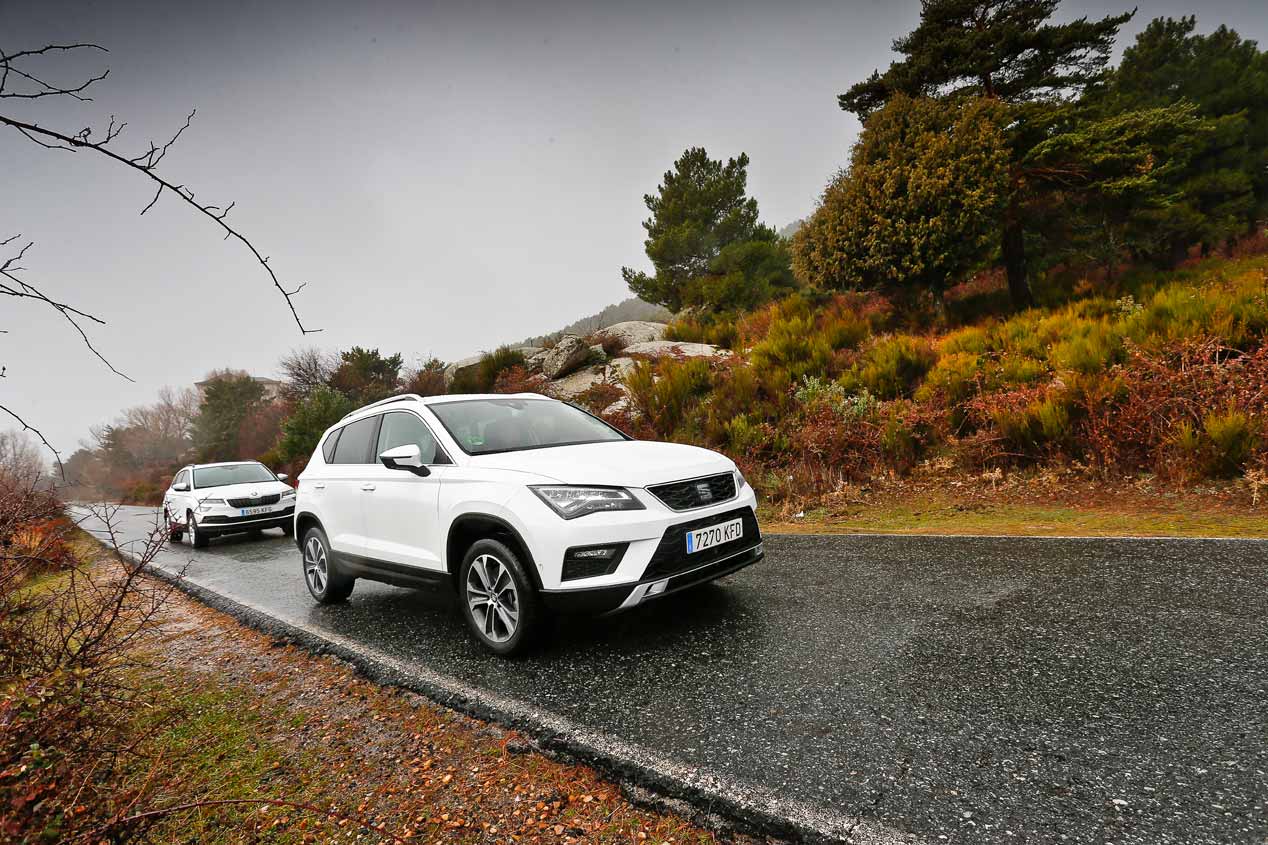 Duelo SUV: Seat Ateca 1.0 TSi vs Skoda Karoq 1.0 TSi