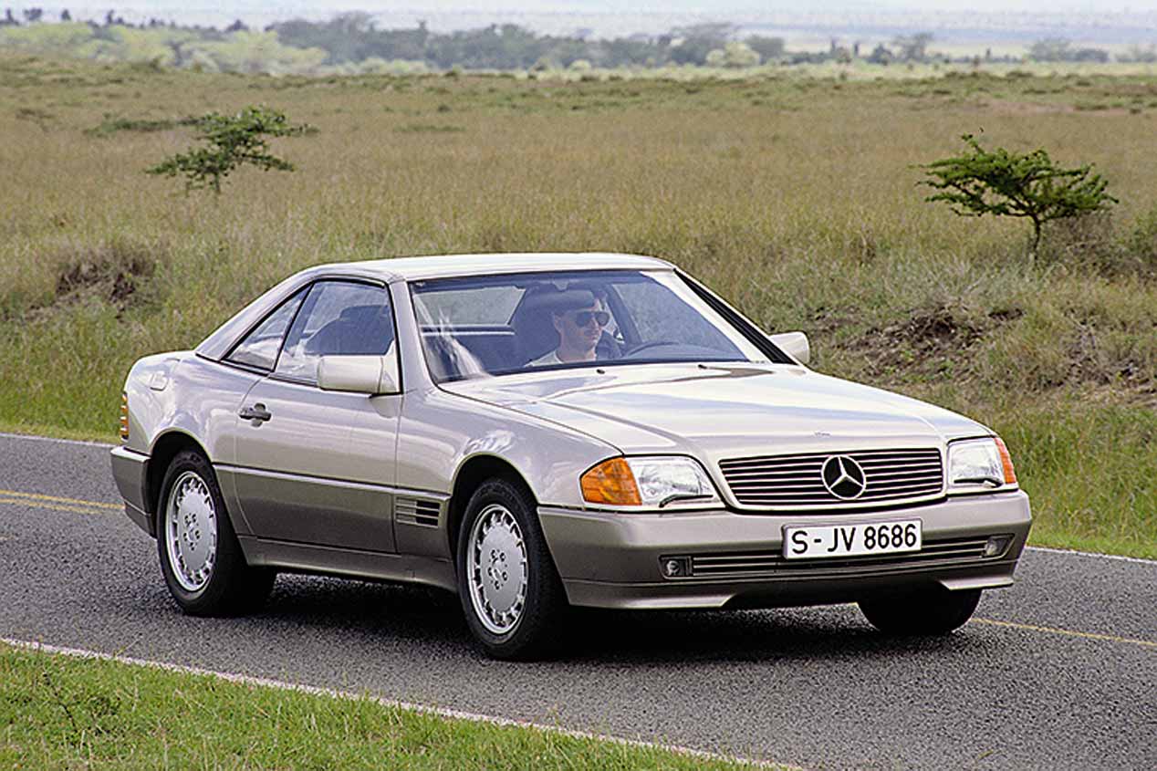 El Mercedes SL 500 (1989-2001), en imágenes