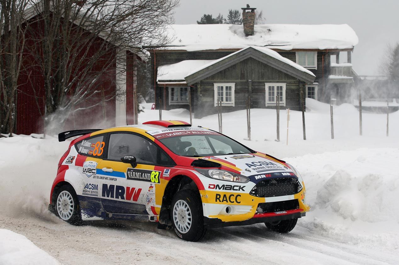 Nil Solans debuta en el Rally de Suecia con su nuevo Ford Fiesta R5