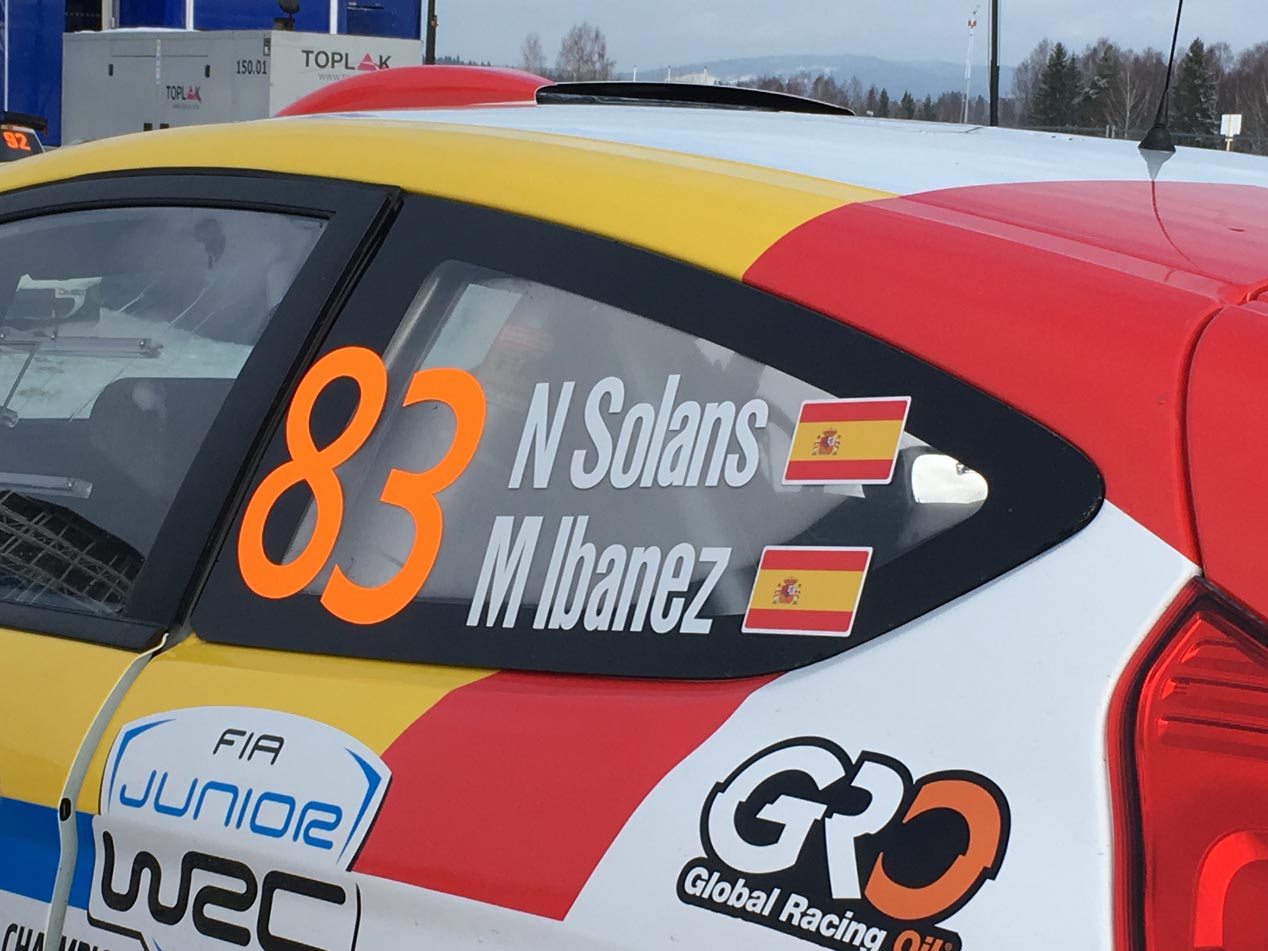 Nil Solans debuta en el Rally de Suecia con su nuevo Ford Fiesta R5