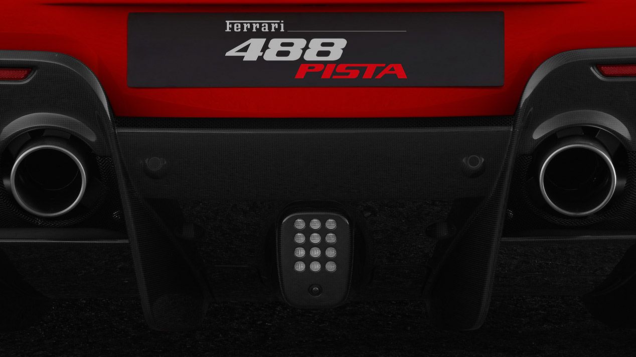 Ferrari 488 Pista, concebido para la competición