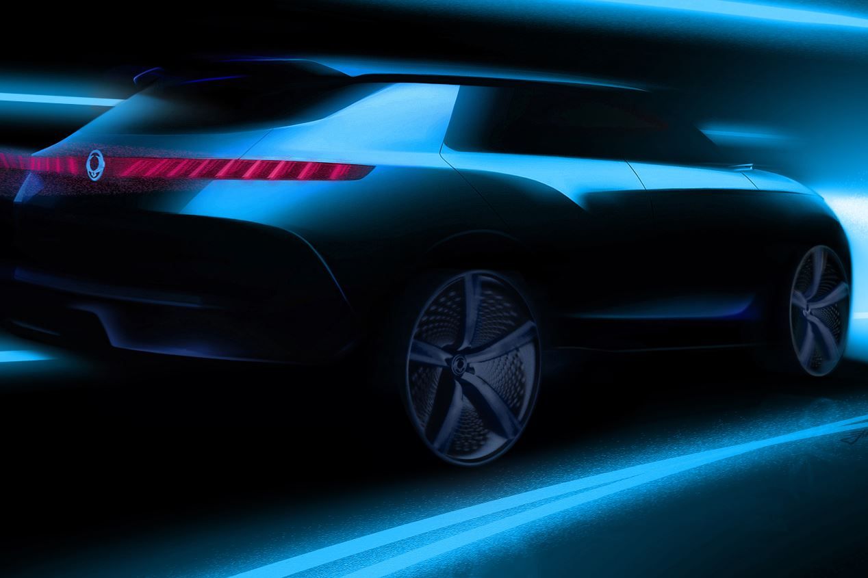 SsangYong e-SIV: un concepto de SUV eléctrico con 450 km de autonomía