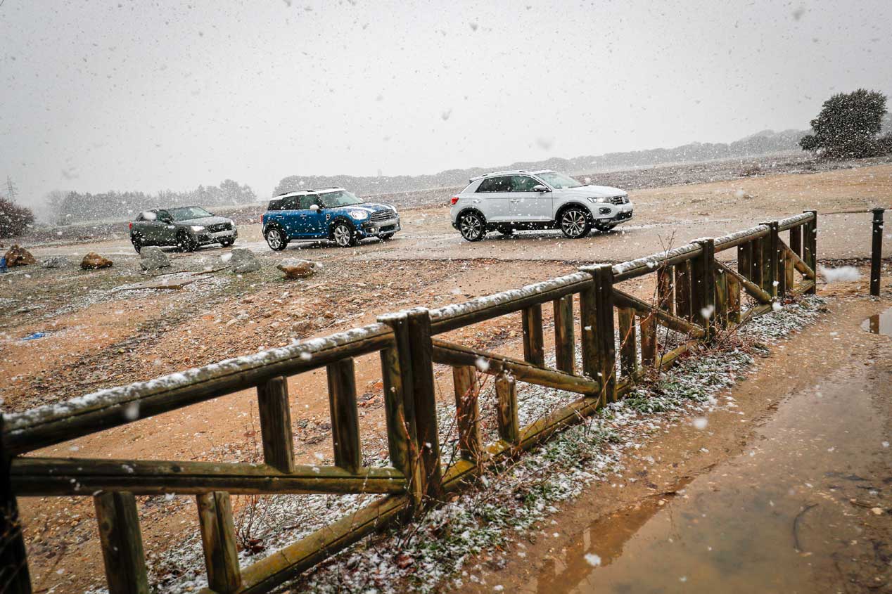 Audi Q2, VW T-Roc y Mini Countryman, supercomparativa SUV
