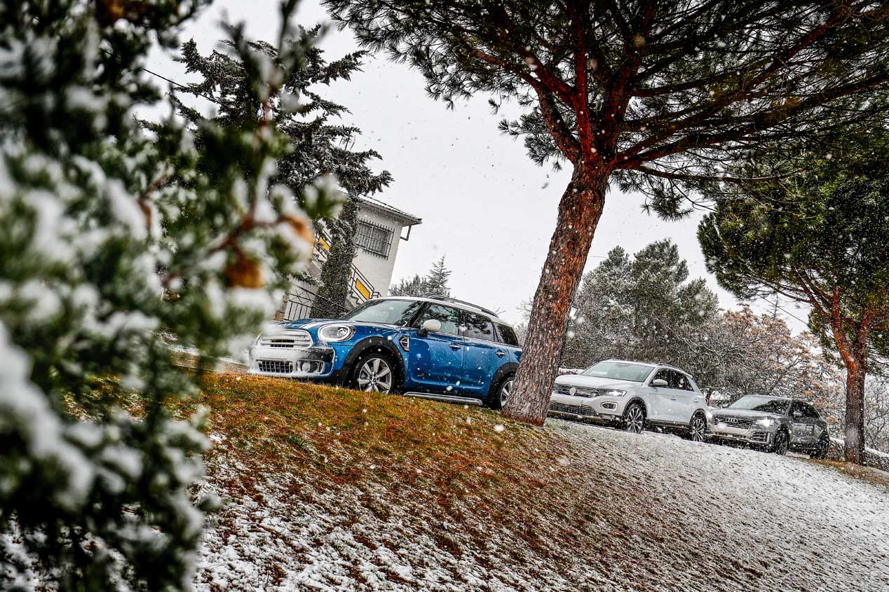 Audi Q2, VW T-Roc y Mini Countryman, supercomparativa SUV
