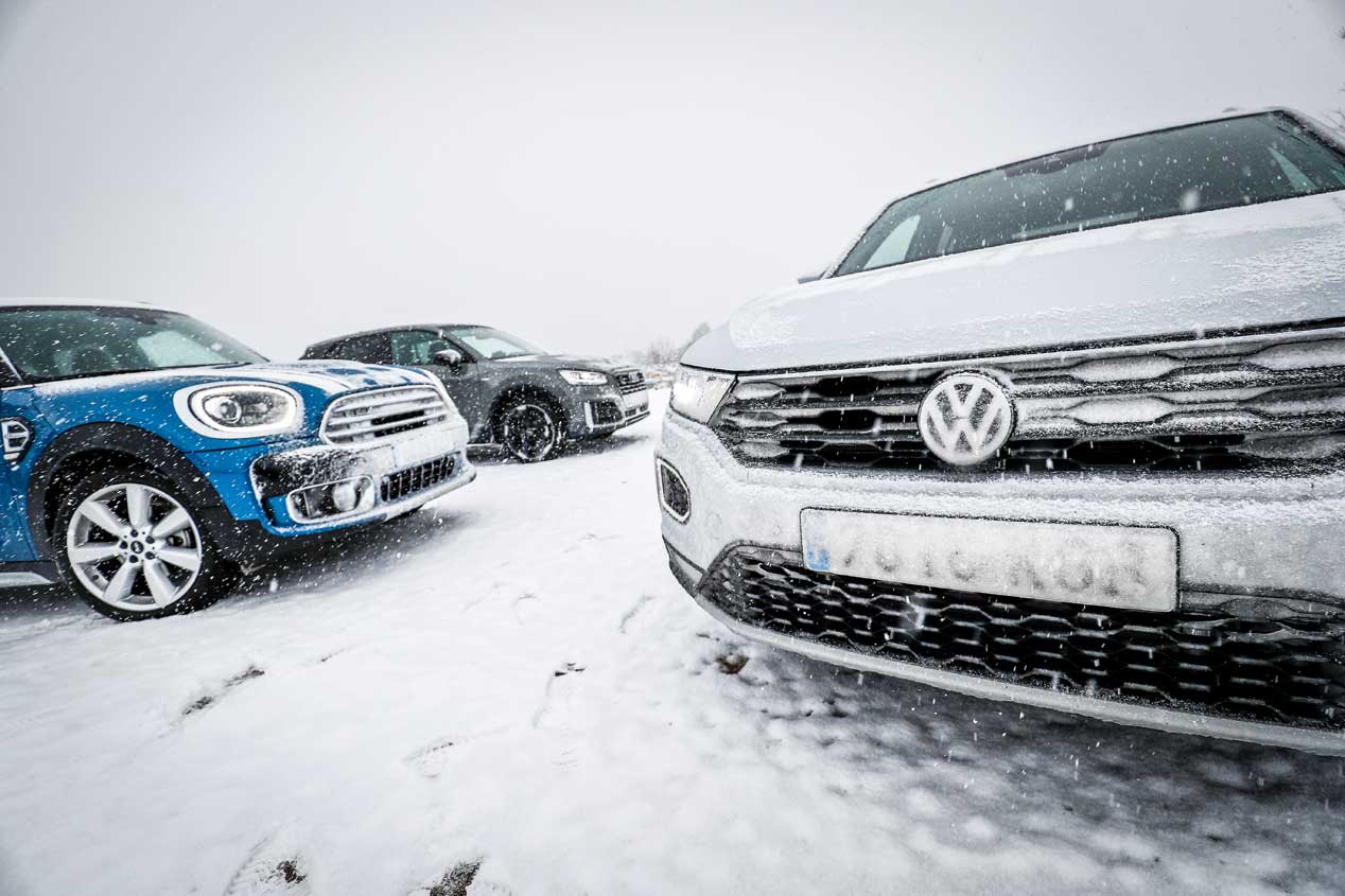 Audi Q2, VW T-Roc y Mini Countryman, supercomparativa SUV