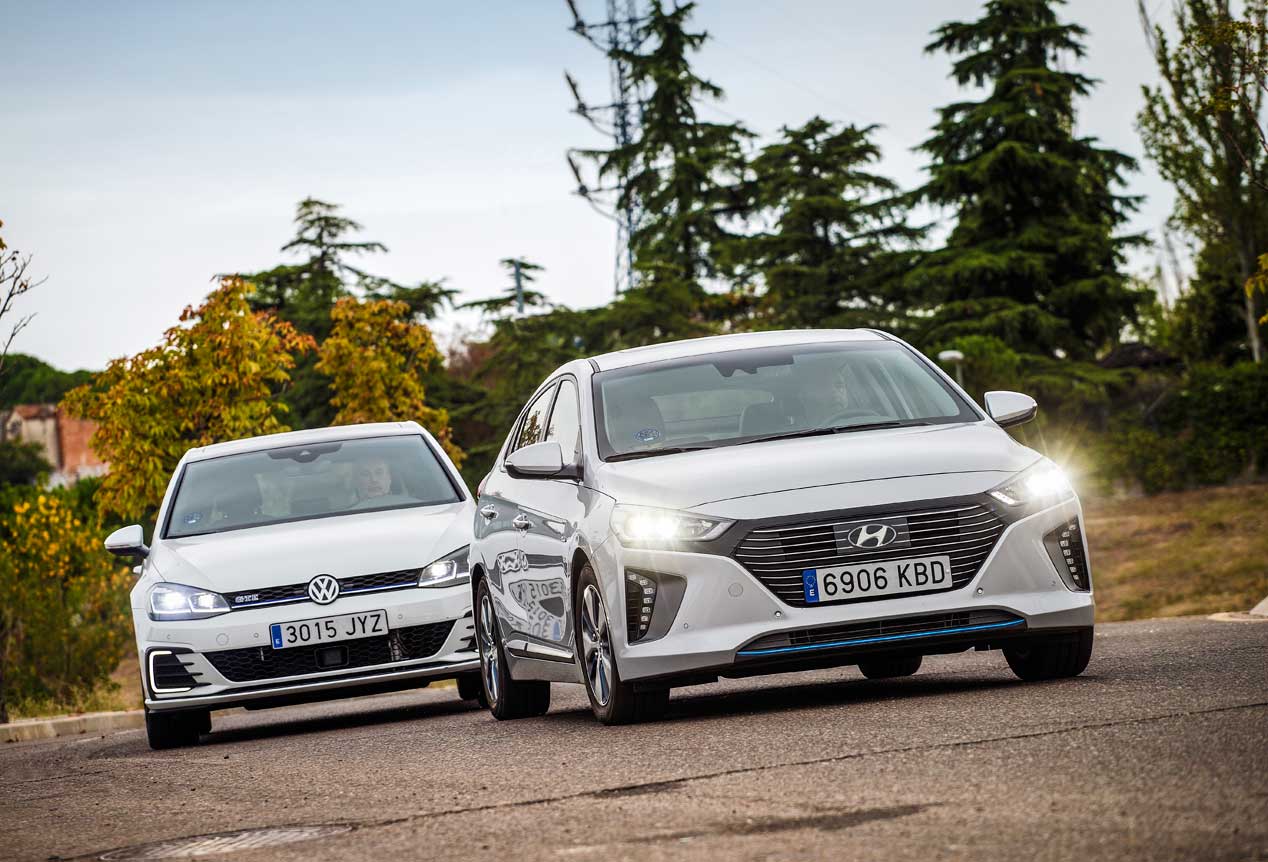 Hyundai Ioniq y Volkswagen Golf GTE, cara a cara