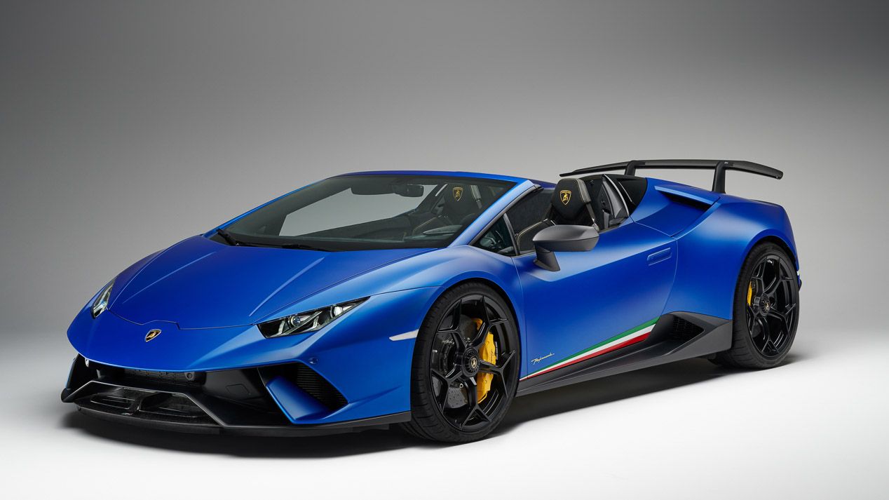 Lamborghini Huracan Performante Spyder, el descapotable atmosférico más rápido y potente