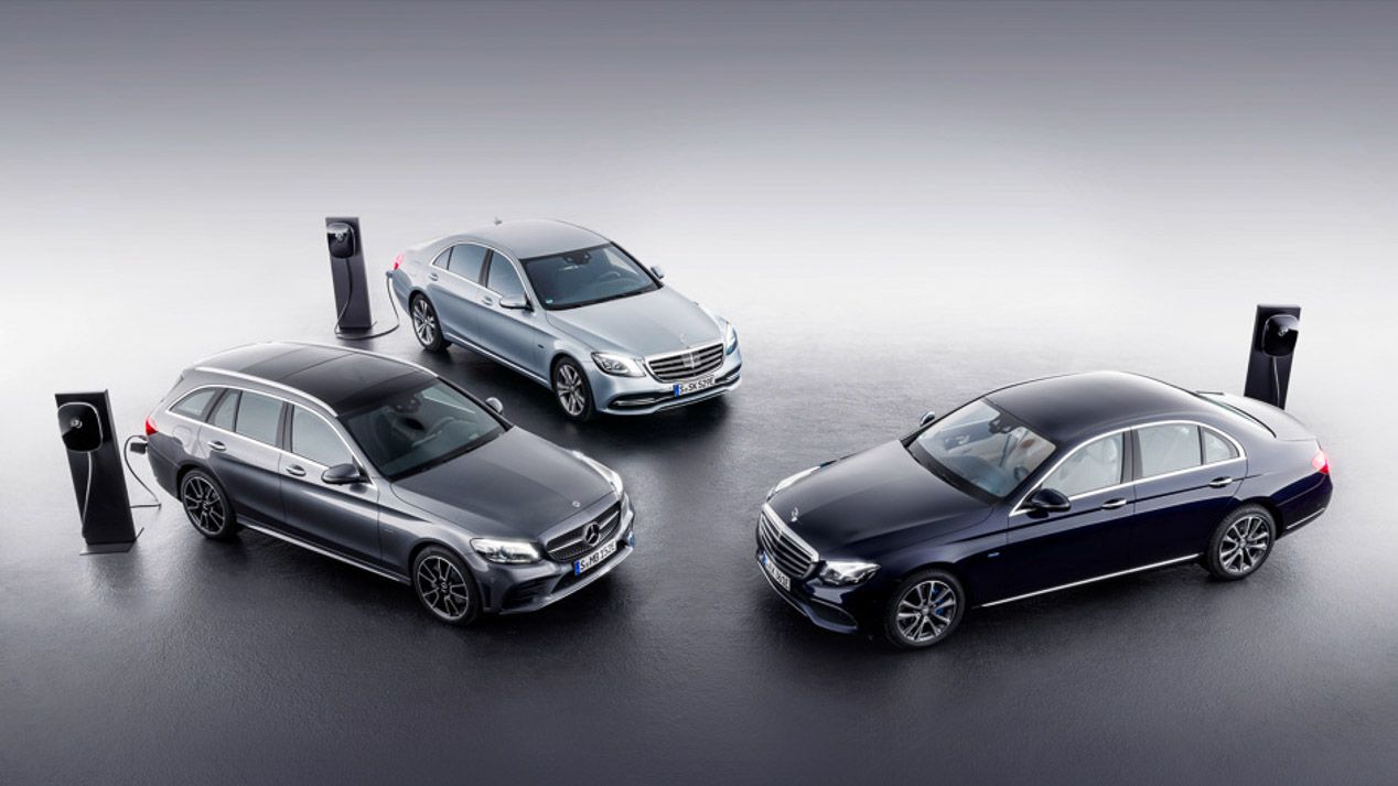 Nuevos Mercedes Clase C y Clase E híbridos plug-in Diesel