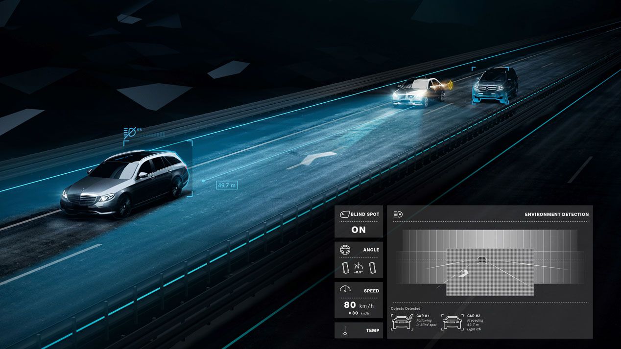 Mercedes Digital Light, los faros que proyectan información
