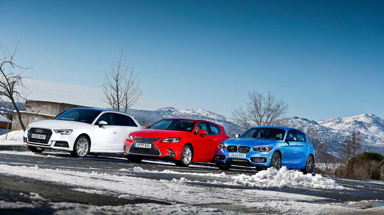 SuperComparativa: Audi A3 G-Tron & BMW 116d & Lexus CT200h
