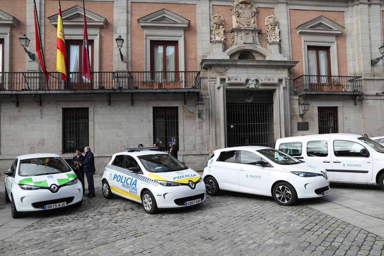 Los nuevos vehículos eléctricos del Ayuntamiento de Madrid