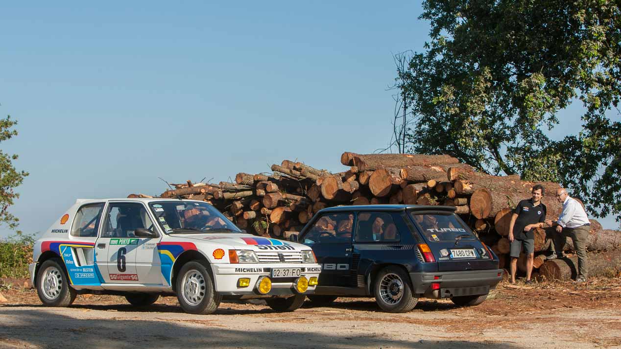Tres de los mejores Grupo B: Lancia 037, Renault 5 Turbo y Peugeot 205 T16.