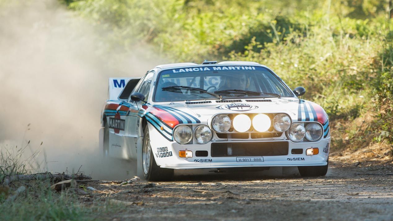 Tres de los mejores Grupo B: Lancia 037, Renault 5 Turbo y Peugeot 205 T16.