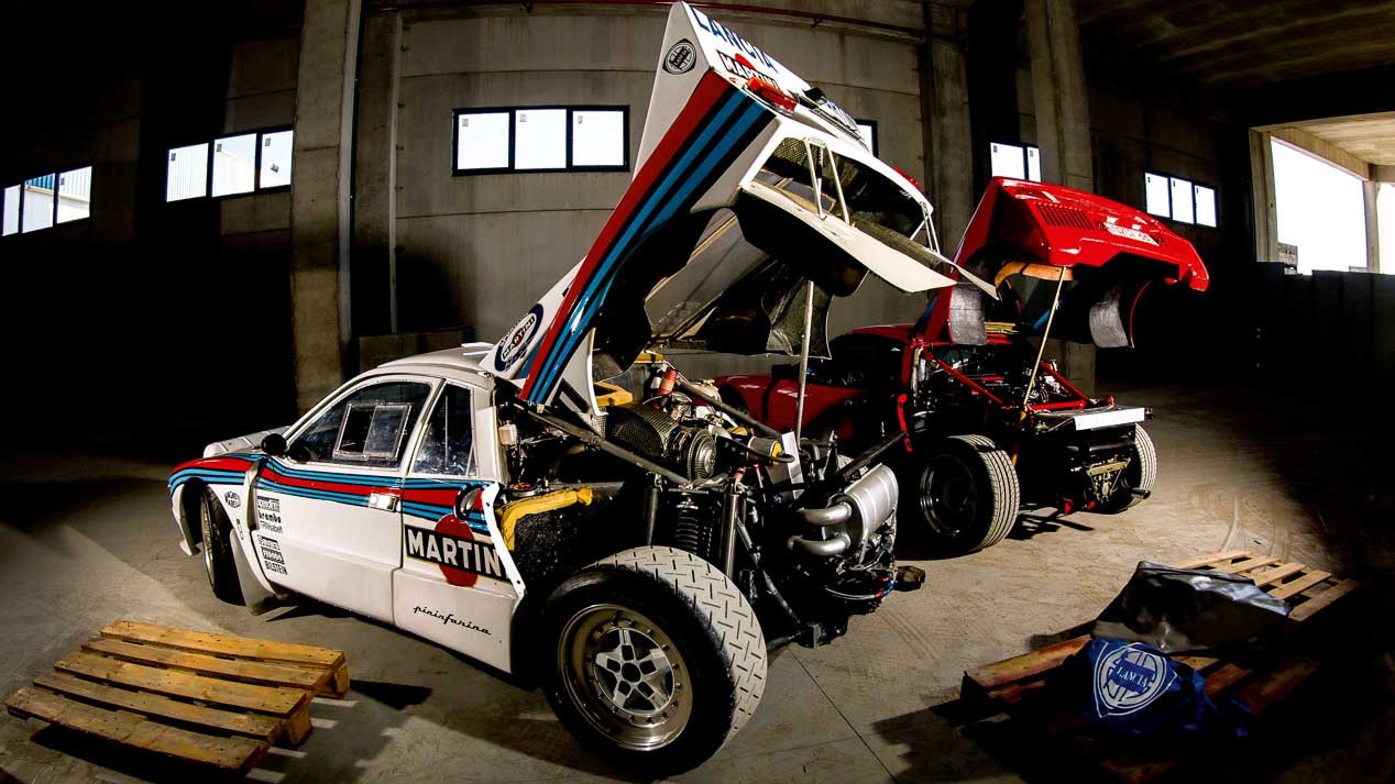 Tres de los mejores Grupo B: Lancia 037, Renault 5 Turbo y Peugeot 205 T16.