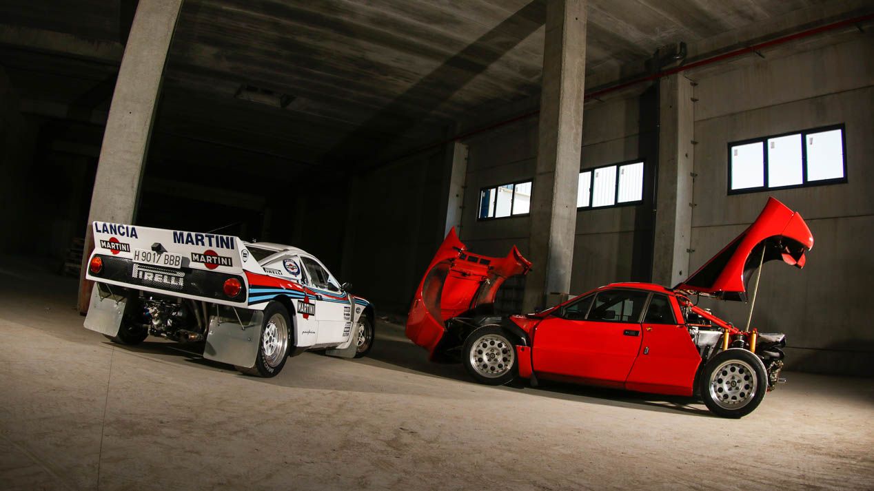 Tres de los mejores Grupo B: Lancia 037, Renault 5 Turbo y Peugeot 205 T16.