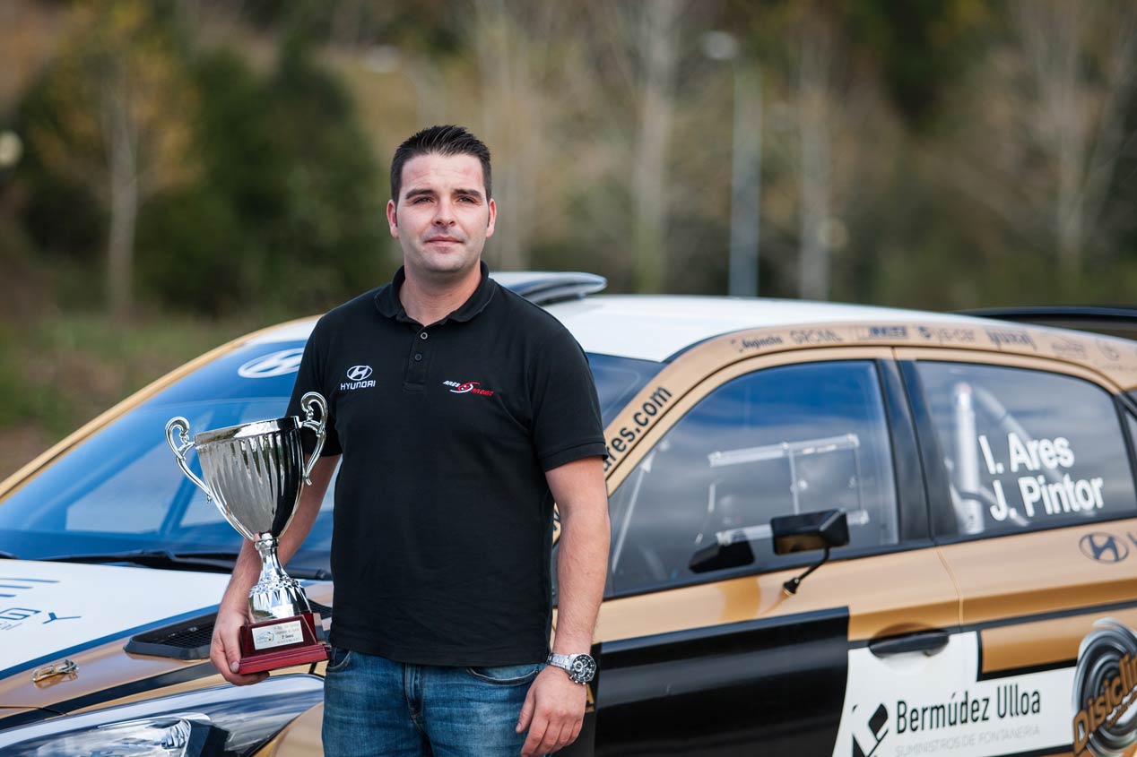 Iván Ares, a defender el título de campeón de España con Hyundai