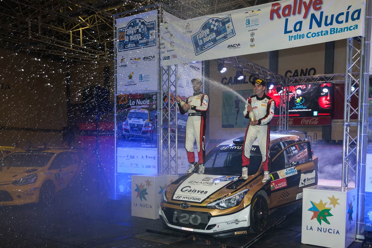 Iván Ares, a defender el título de campeón de España con Hyundai
