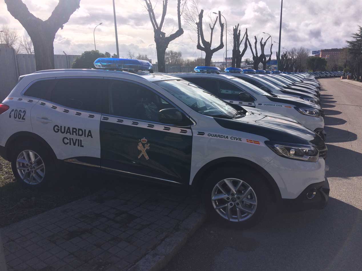Renault Kadjar, nuevo coche de la Guardia Civil