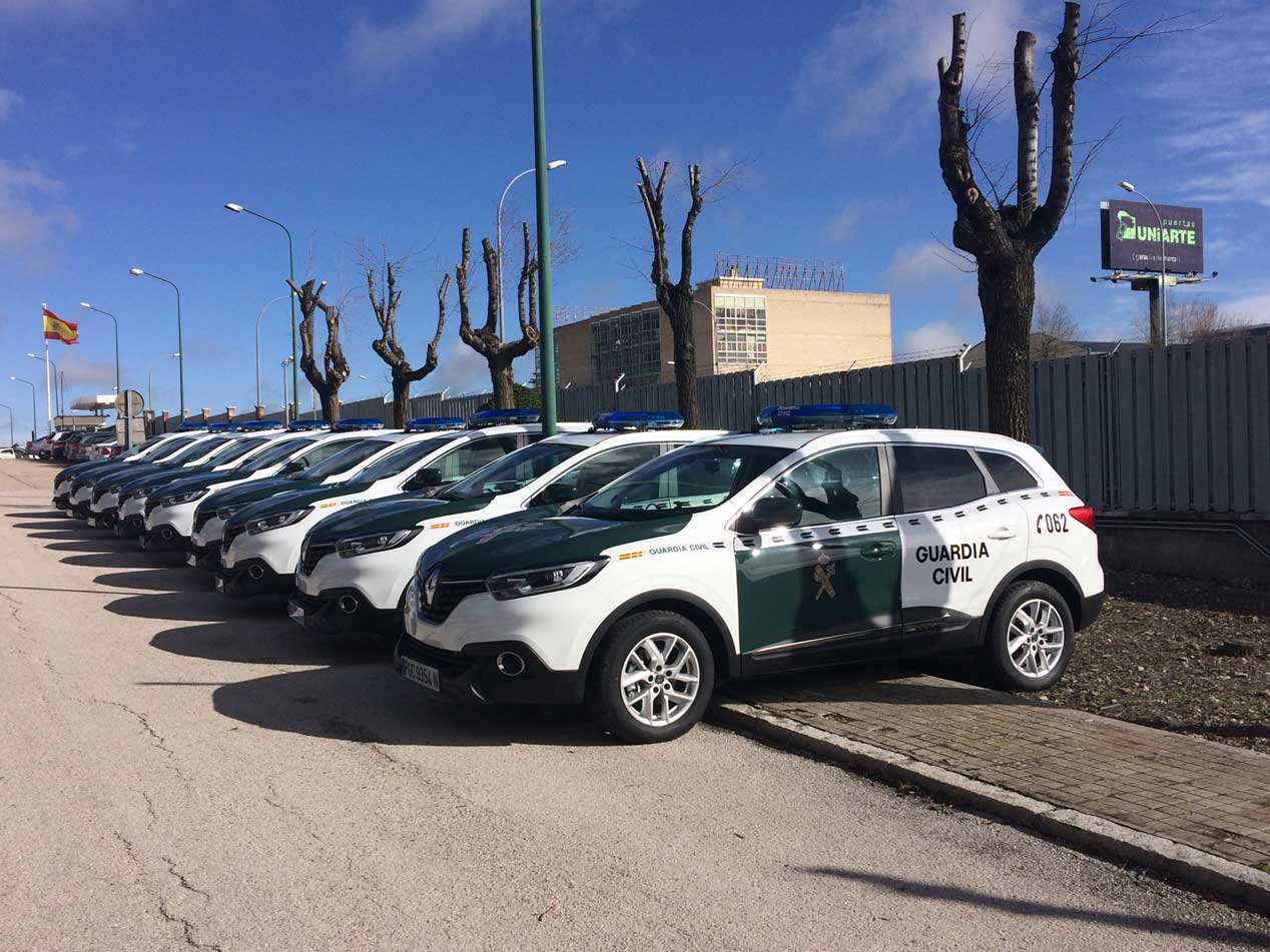 Renault Kadjar, nuevo coche de la Guardia Civil
