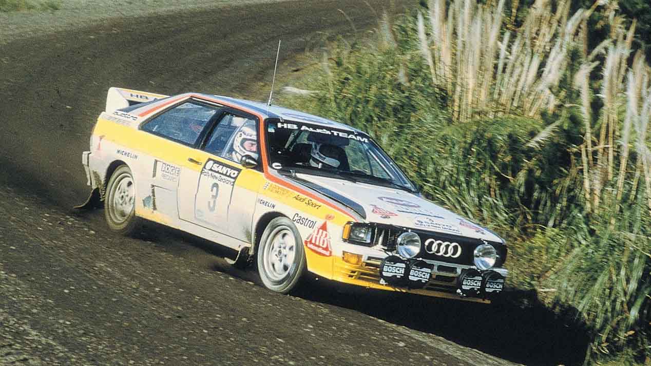 Cuatro míticos coches de Grupo B: Audi quattro Sport, Lancia Delta S4, Ford RS200 y MG Metro 6R4