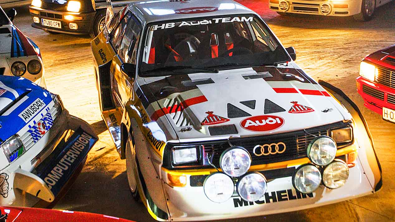 Cuatro míticos coches de Grupo B: Audi quattro Sport, Lancia Delta S4, Ford RS200 y MG Metro 6R4