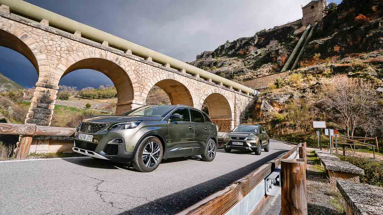 Comparativa: Peugeot 3008 1.5 BlueHDI vs Seat Ateca 1.6 TDI