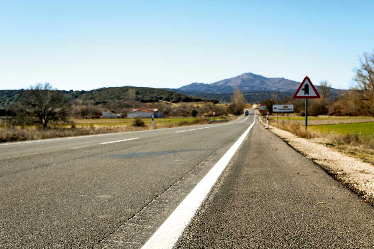 Los puntos "más calientes" de las carreteras secundarias