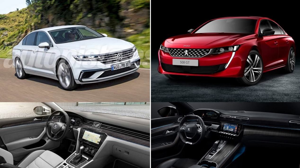 Peugeot 508 vs VW Passat 2018: ¿cuál será mejor berlina?