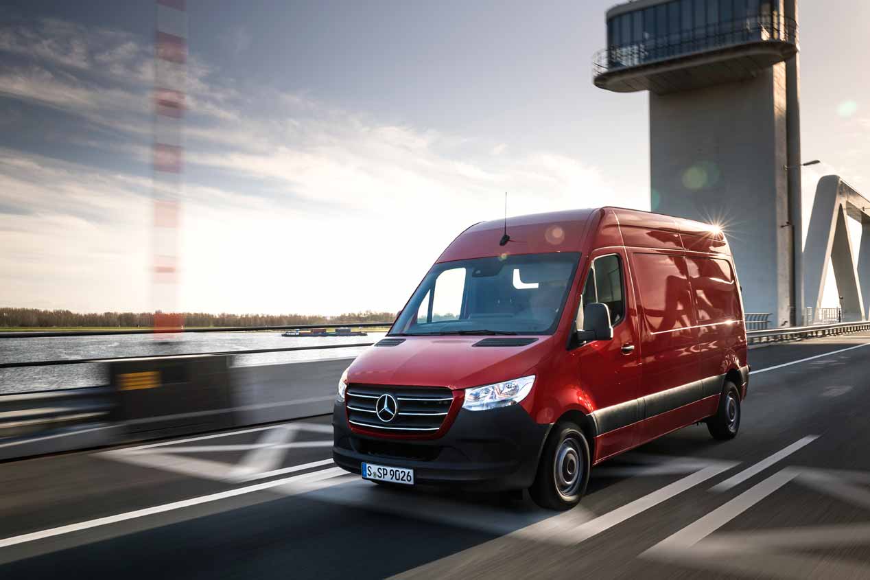A prueba la Mercedes Sprinter 2018