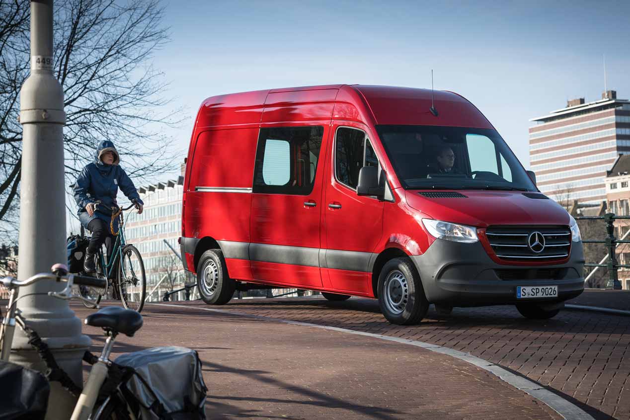 A prueba la Mercedes Sprinter 2018