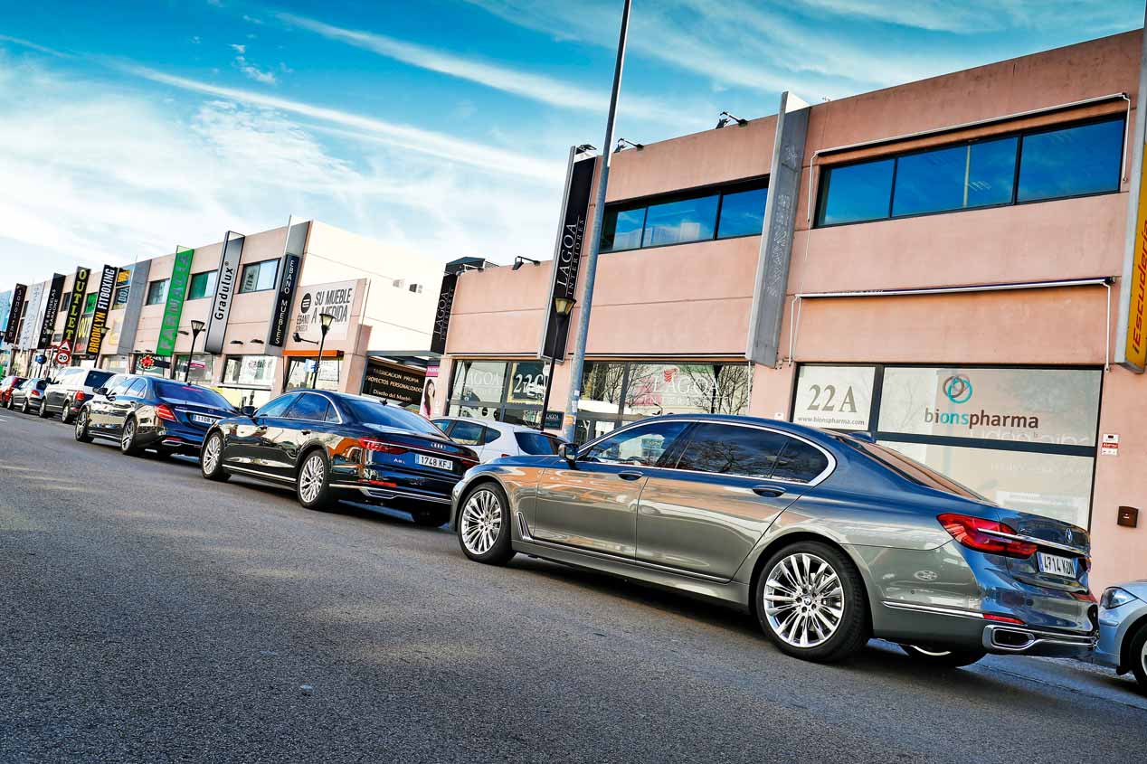 Probamos los Audi A8, BMW Serie 7 y Mercedes Clase S