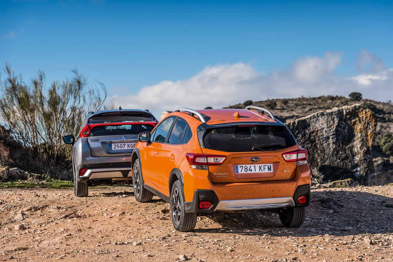 Probamos el Mitsubishi Eclipse Cross y el Subaru XV