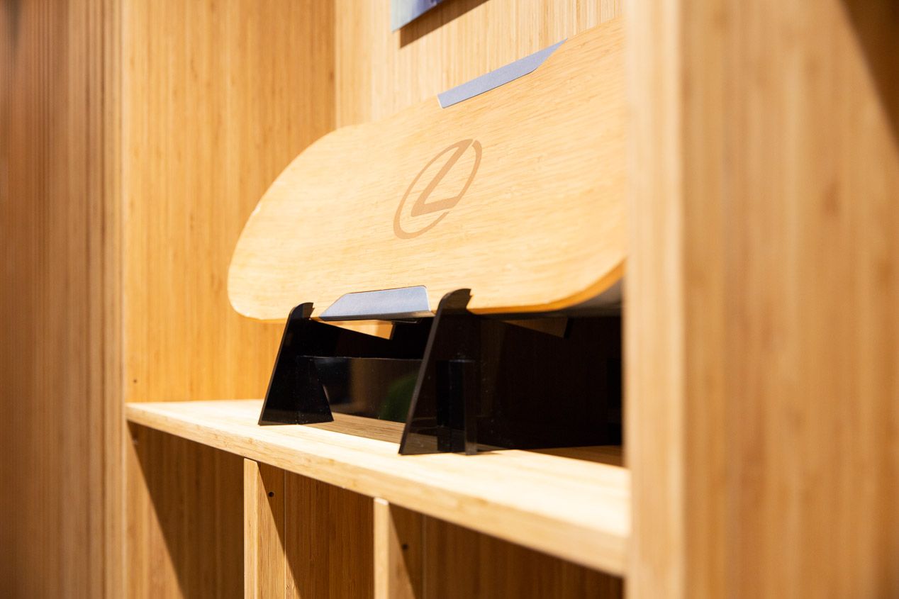 Exclusivo espacio Lounge by Lexus, en el aeropuerto de Bruselas