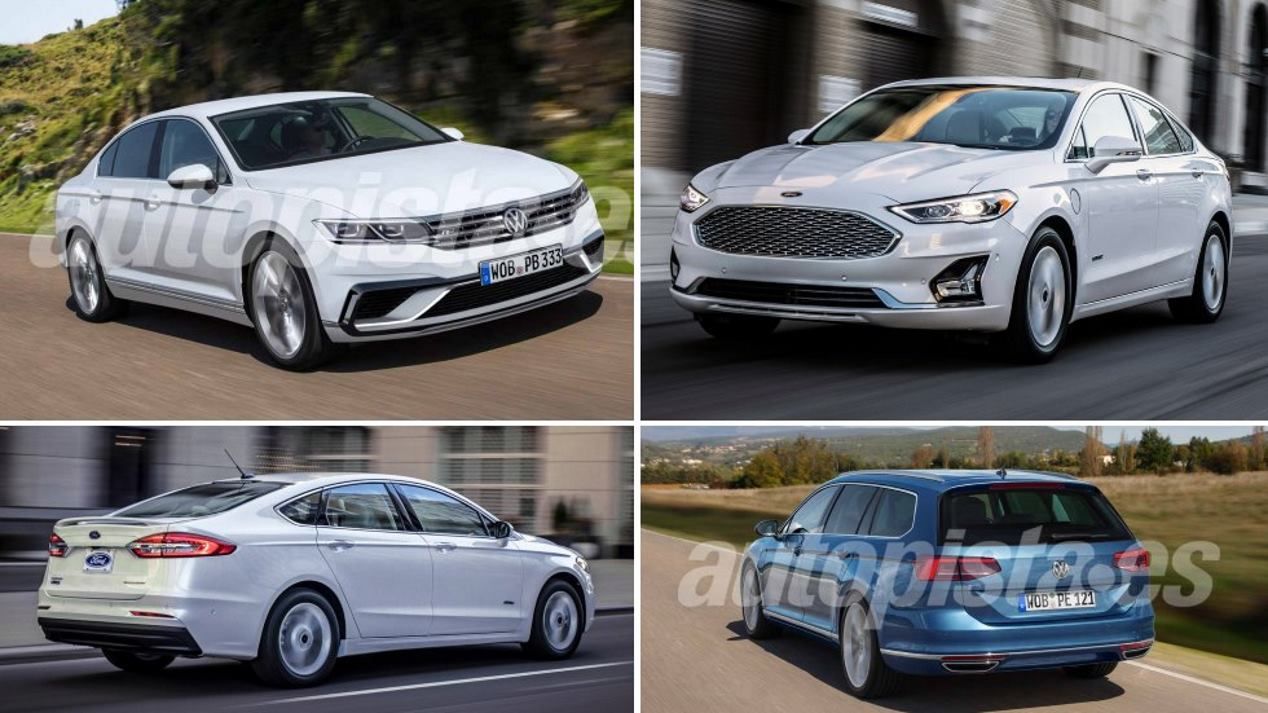 Ford Mondeo 2019 vs VW Passat 2019: nuevo duelo de berlinas