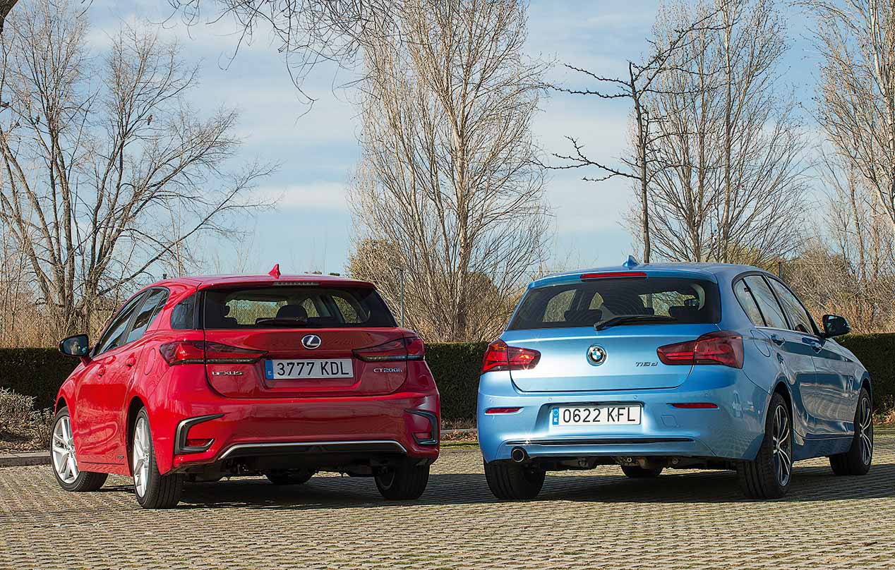 A prueba el BMW 116d y el Lexus CT 200h
