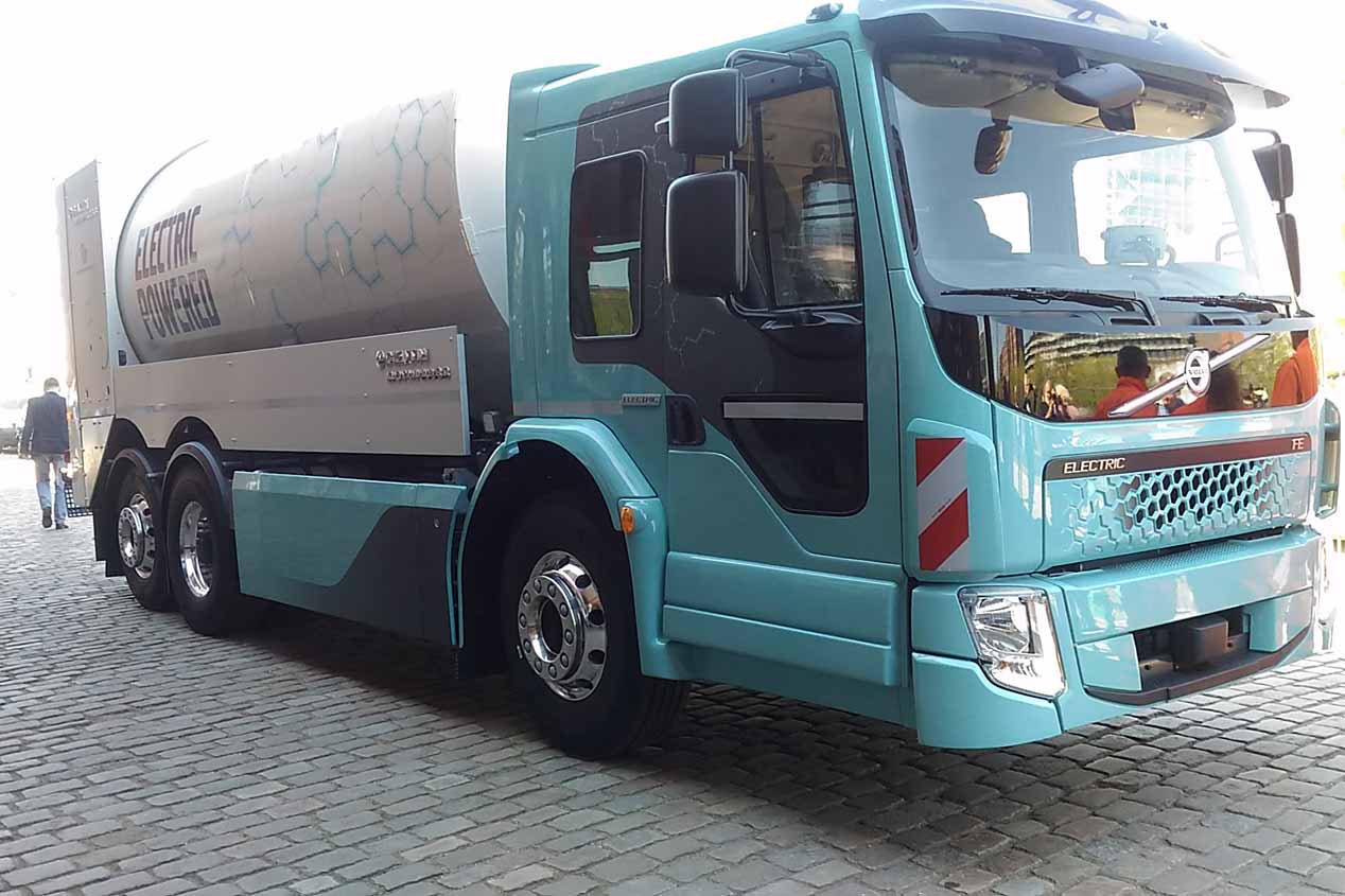 El camión eléctrico Volvo FL Electric, en imágenes