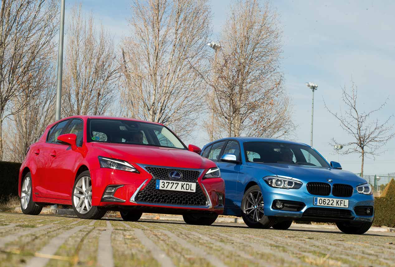 A prueba el BMW 116d y el Lexus CT 200h