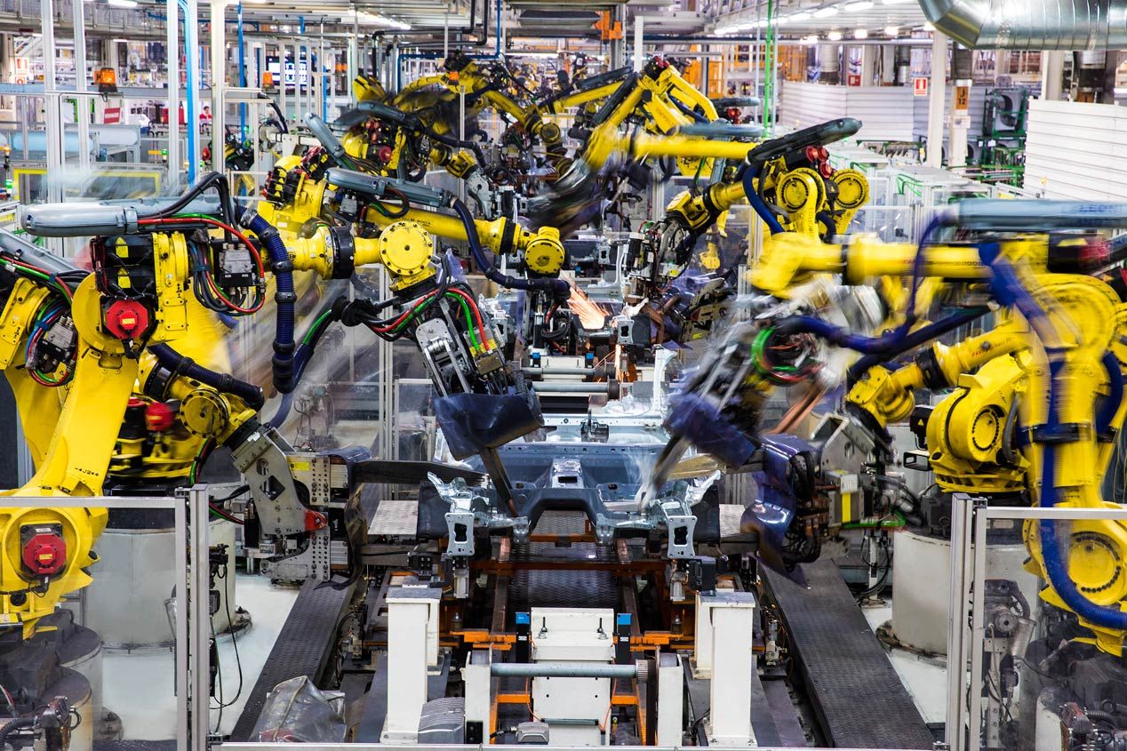 Taller de chapistería de Seat: una coreografía de 2.000 robots (vídeo)