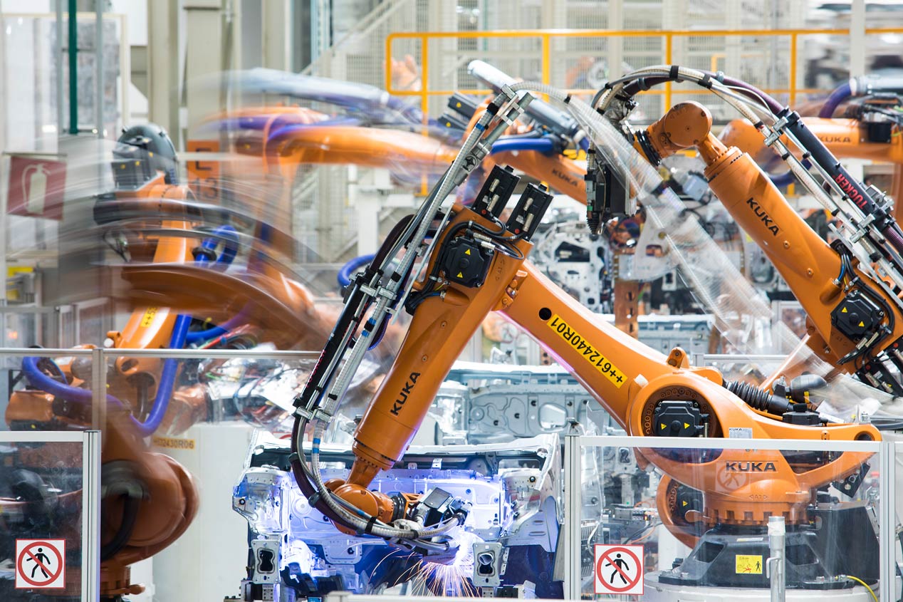 Taller de chapistería de Seat: una coreografía de 2.000 robots (vídeo)