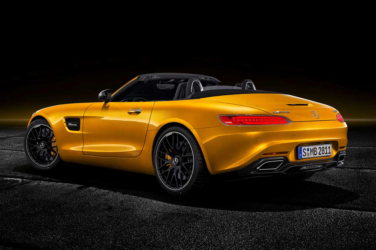 Mercedes AMG GT S Roadster, 522 CV bajo el cielo