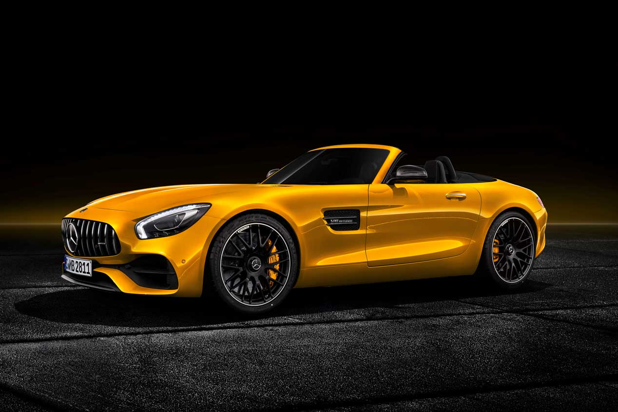 Mercedes AMG GT S Roadster, 522 CV bajo el cielo