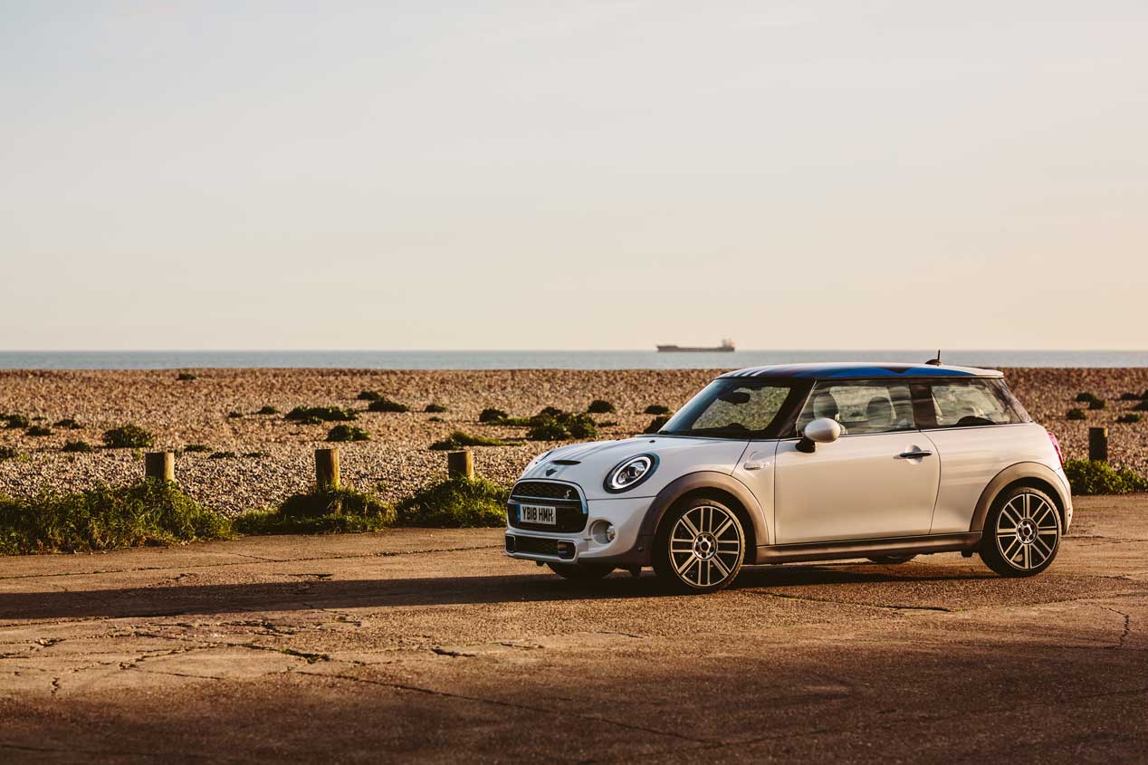 Un Mini Cooper de boda real