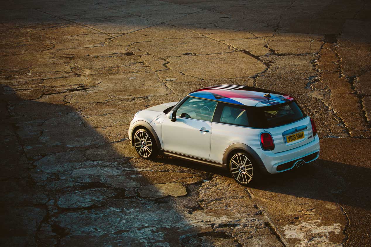 Un Mini Cooper de boda real