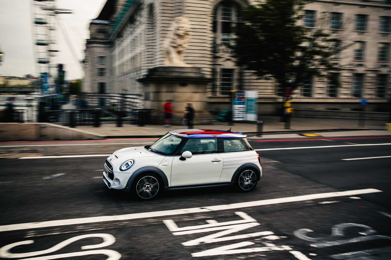Un Mini Cooper de boda real