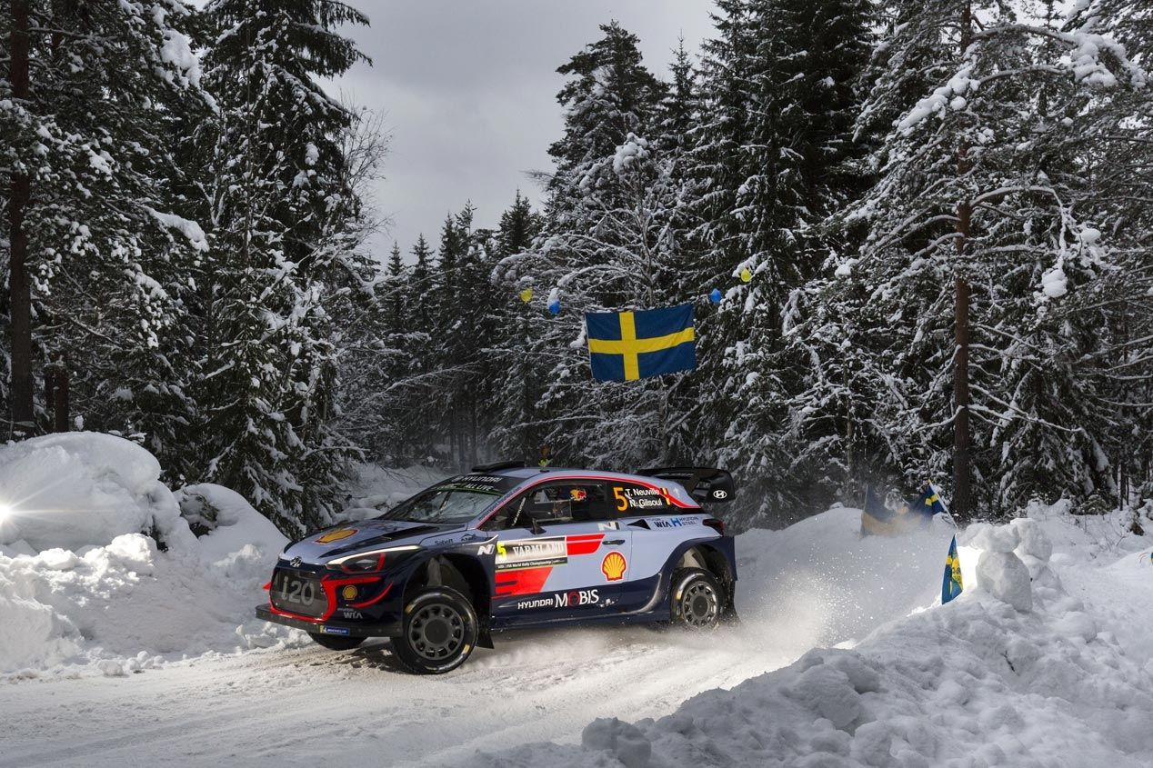 Hyundai, al frente del Mundial de Rallyes 2018