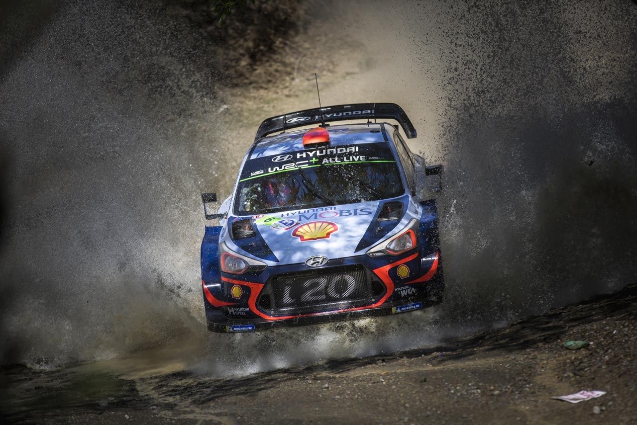 Hyundai, al frente del Mundial de Rallyes 2018
