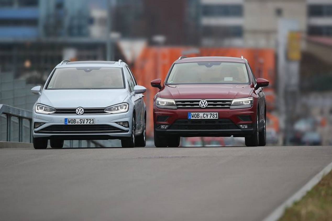 Comparativa: VW Golf Sportsvan 1.5 TSI vs VW Tiguan 1.4 TSI